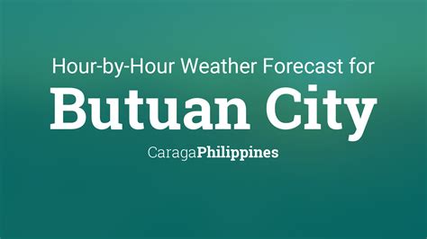 pagasa weather forecast butuan city|Hourly Weather Forecast for Butuan .